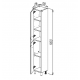 DULAP INALT BAYRO DALAS 300MMx1900MM UNIVERSAL ALB