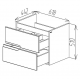 DULAP PORTLAVOAR SUSPENDAT BAYRO SORENTO SOFT 650 ALB MAT