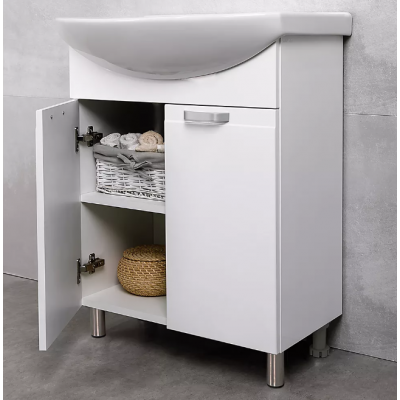DULAP LAVOAR BAYRO RIVIERA PRO ZENON 650 ALB