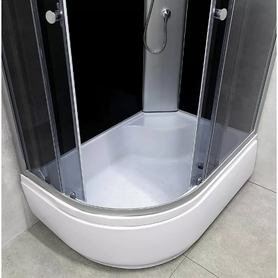 CABINA DE DUS DELIA 1200X800X2150/400 4MM ASIMETRICA DREAPTA