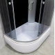 CABINA DE DUS DELIA 1200X800X2150/400 4MM ASIMETRICA DREAPTA