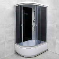 CABINA DE DUS DELIA 1200X800X2150/400 4MM ASIMETRICA DREAPTA