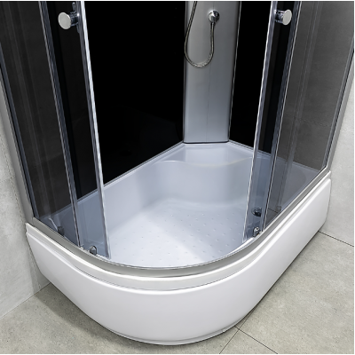 CABINA DE DUS DELIA 1200X800X2150/400 4MM ASIMETRICA STINGA