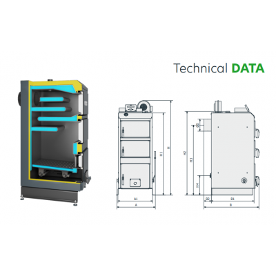 CAZAN COMBUSTIBIL SOLID KAMEN  PREMIUM W/ WG 10 kW