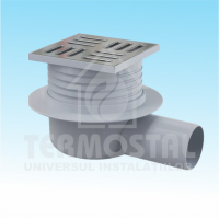 TRAP ORIZONTAL APV26 D.50 105*105MM GRILA INOX RAMA INOX