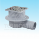 TRAP ORIZONTAL APV26 D.50 105*105MM GRILA INOX RAMA INOX