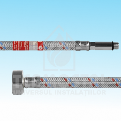 TUB FLEXIBIL M10x1x34x1/2F 80CM "TUCAI"