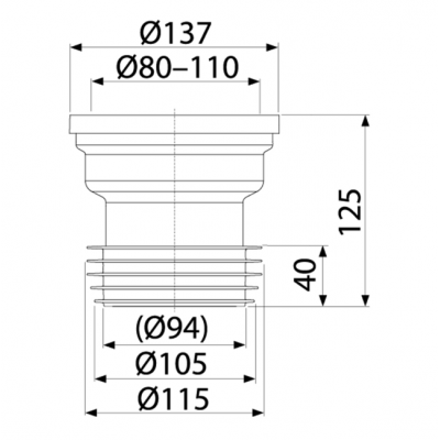 RACORD WC D.110 A991