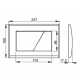 BUTON DUBLA  COMANDA M170 ALCAPLAST ALB