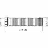 GOFRA WC d 110"Alcaplast" A97SN