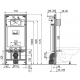REZERVOR WC INGROPAT  COMFORT + CADRU METALIC