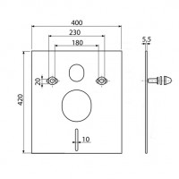 IZOLATIE ALCAPLAST M930 CU ACC.PT.VAS WC SUSPENDAT SI BIDEU