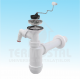 SIFON LAVOAR ALCAPLAST D.40 A41PR 63" 40 CU CONECOR PT.MAȘ.SPĂLAT