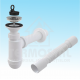 SIFON ALCAPLAST P/U LAV.CU TEAVA FLEX.40Dx63"A41+A71