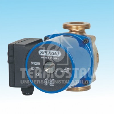POMPA DE CIRCULATIE SCRS 25/60 - 130 S/CE BRONZ PT ACM CLASA C