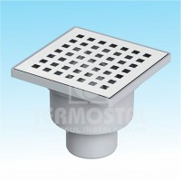 TRAP FATIH VERTICAL D.50 15*15CM GRILA INOX MS1513 SIFON MS1315