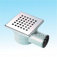 TRAP ORIZONTAL MIKRO D.50 10*10CM GRILA INOX MS1011 SIFON MS2015