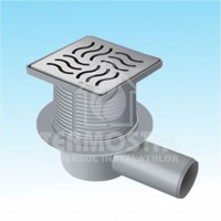 TRAP ORIZONTAL MIKRO D.50 10*10CM AJUST.9CM G.INOX MS1210 SIFON MS2015