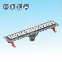 CANAL SCURGERE DUS PLASTIC EUROLINE 50CM IESIRE DE JOS D.50