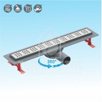 CANAL SCURGERE DUS PLASTIC EUROLINE 50CM IESIRE LATERALA D.50