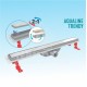CANAL SCURGERE DUS INOX AQUALINE TRENDY 90CM D.40 CANAL SCURGERE DUS INOX AQUALINE TRENDY 90CM D.40