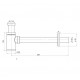 SIFON LAVOAR D.32" x 1 1/4" CROM