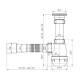 SIFON ANI GROT 1 1/2'' x40 CU TUB FLEX. D.40x40/50 (A0115) SIFON ANI GROT 1 1/2'' x40 CU TUB FLEX. D.40x40/50 (A0115)