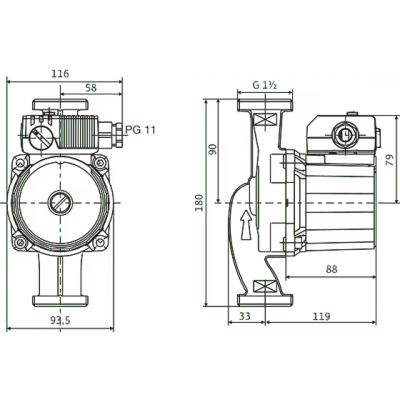 POMPA CIRCULATIE WILO-STAR RS25/8