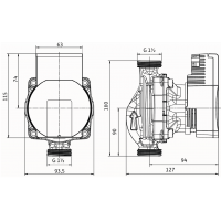 POMPA CIRCULATIE WILO PARA RS 25/6-130mm