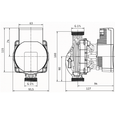 POMPA CIRCULATIE WILO PARA RS 25/6-130mm
